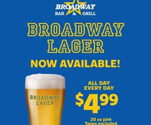 Broadway Lager Promotion