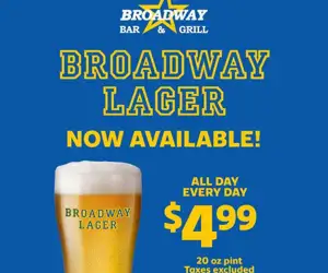 Broadway Lager Promotion