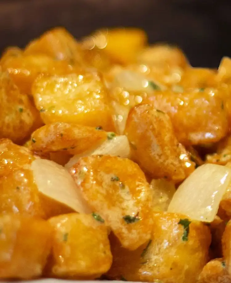 Sautéed home fries from Broadway. 